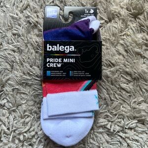 balega pride mini crew socks size L